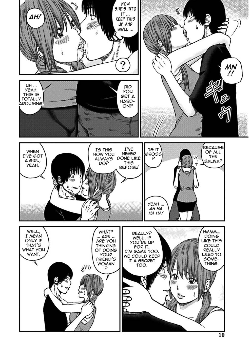 Hentai Manga Comic-33 Year Old Unsatisfied Wife-Chapter 1-Kiss Training-9